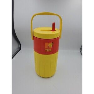 Vintage Coleman MTV Logo Slim Jim 5590 Half Gallon Water Beverage Cooler Jug 90s